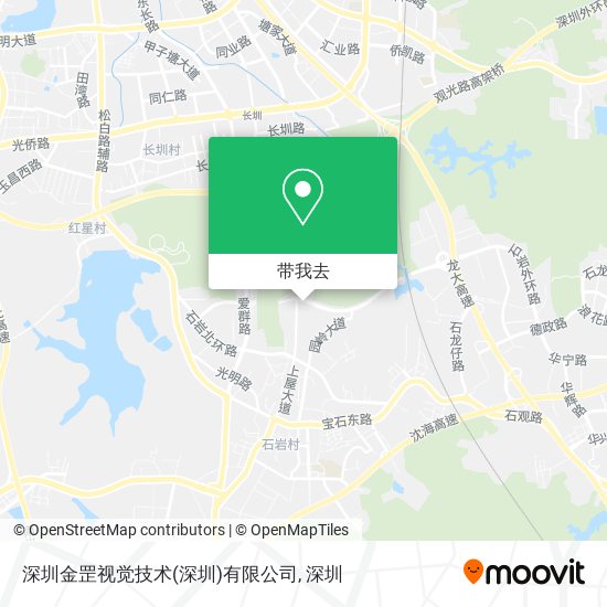 深圳金罡视觉技术(深圳)有限公司地图