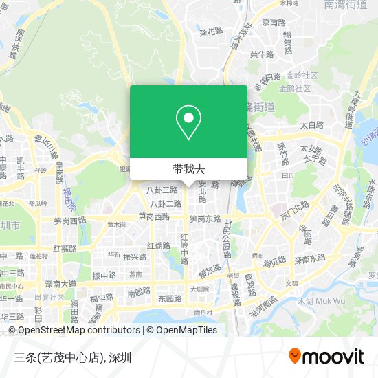 三条(艺茂中心店)地图