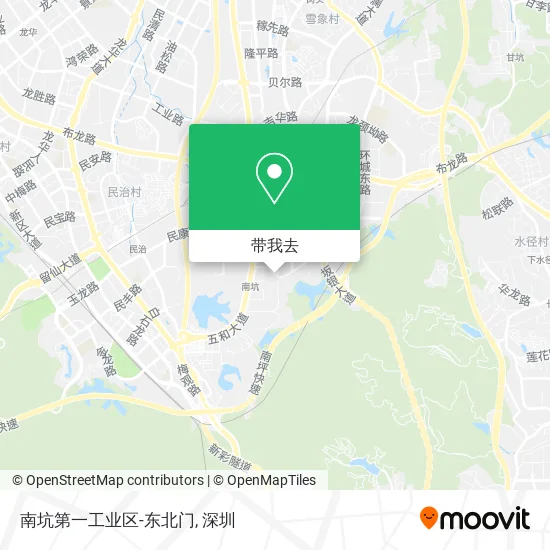 南坑第一工业区-东北门地图