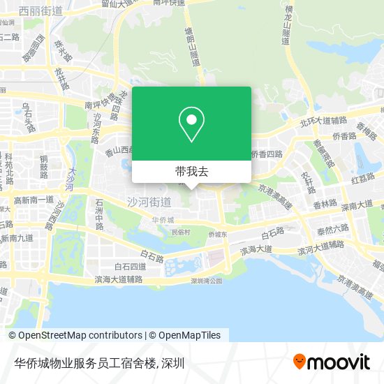 华侨城物业服务员工宿舍楼地图