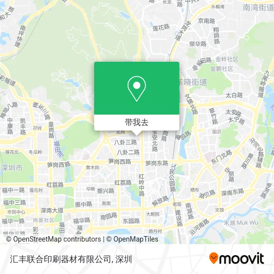 汇丰联合印刷器材有限公司地图