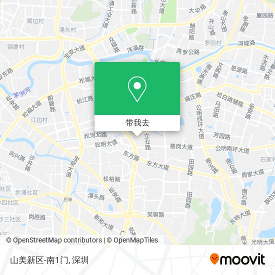 山美新区-南1门地图