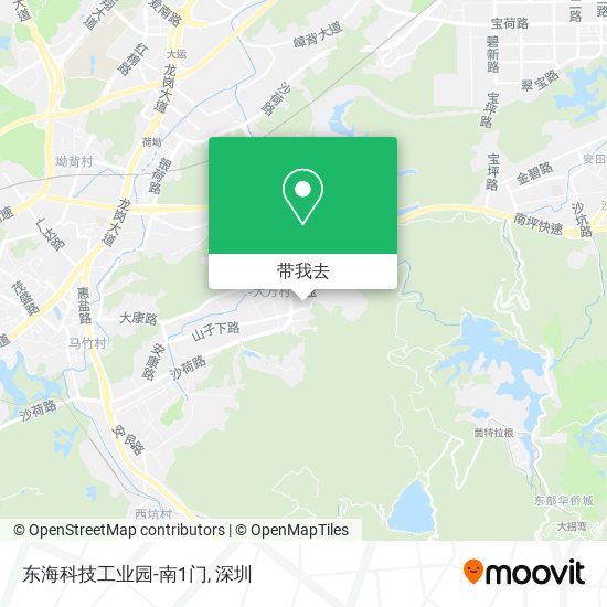 东海科技工业园-南1门地图