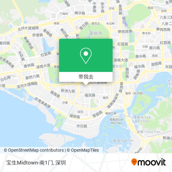 宝生Midtown-南1门地图