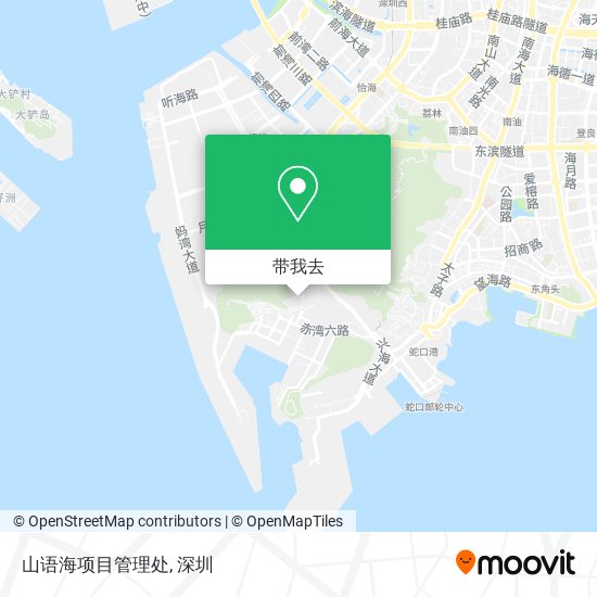 山语海项目管理处地图