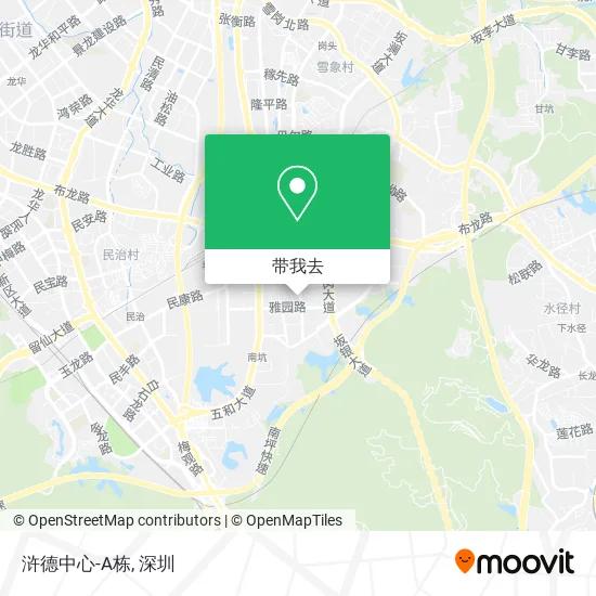 浒德中心-A栋地图
