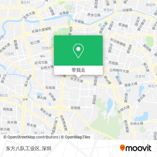 东方八队工业区地图