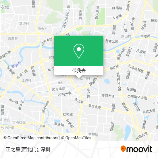 正之星(西北门)地图