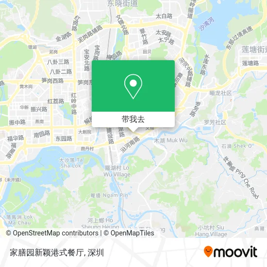 家膳园新颖港式餐厅地图