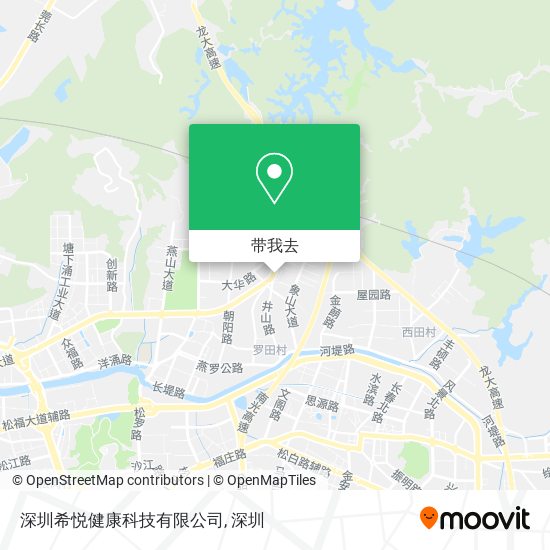 深圳希悦健康科技有限公司地图