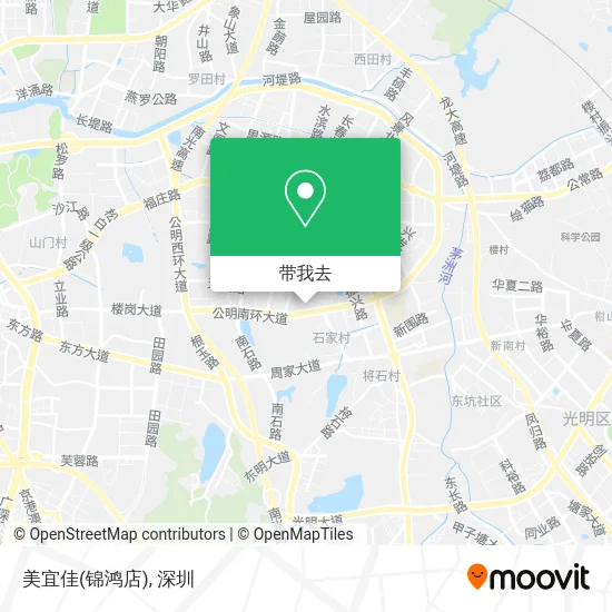美宜佳(锦鸿店)地图