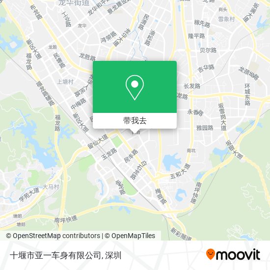 十堰市亚一车身有限公司地图