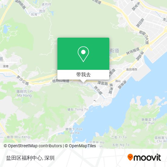 盐田区福利中心地图
