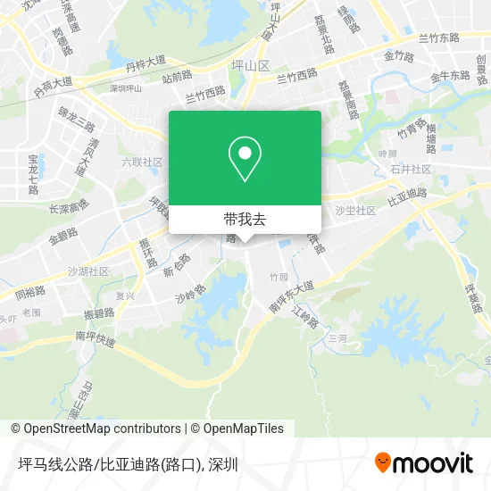 坪马线公路/比亚迪路(路口)地图