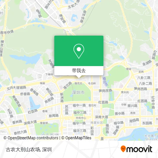古农大别山农场地图