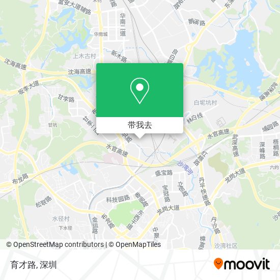 育才路地图