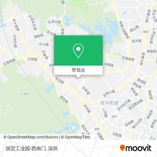 国贸工业园-西南门地图