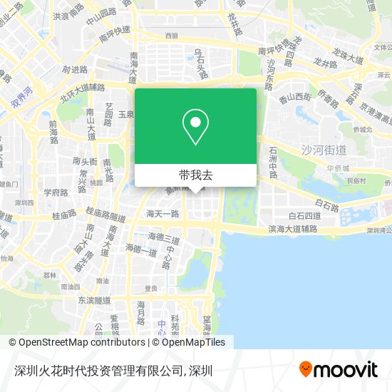 深圳火花时代投资管理有限公司地图