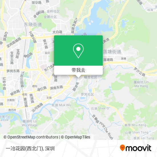 一冶花园(西北门)地图