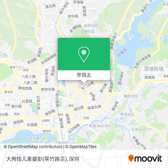 大拇指儿童摄影(翠竹路店)地图