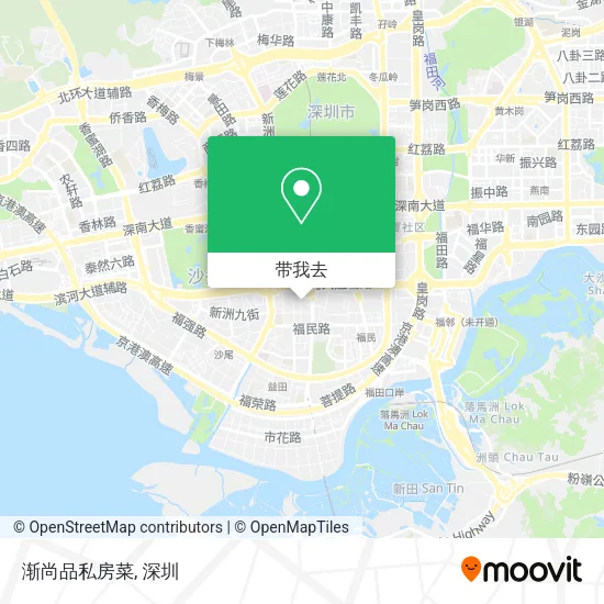 渐尚品私房菜地图
