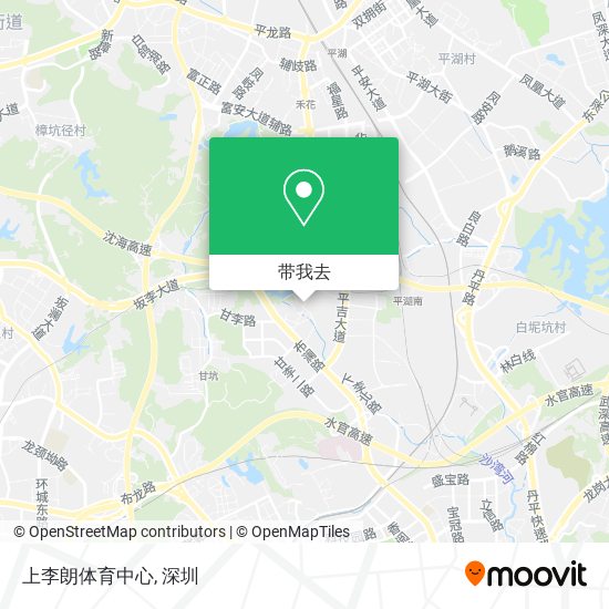 上李朗体育中心地图