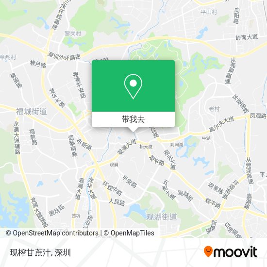 现榨甘蔗汁地图