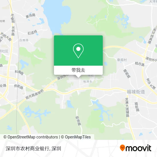 深圳市农村商业银行地图