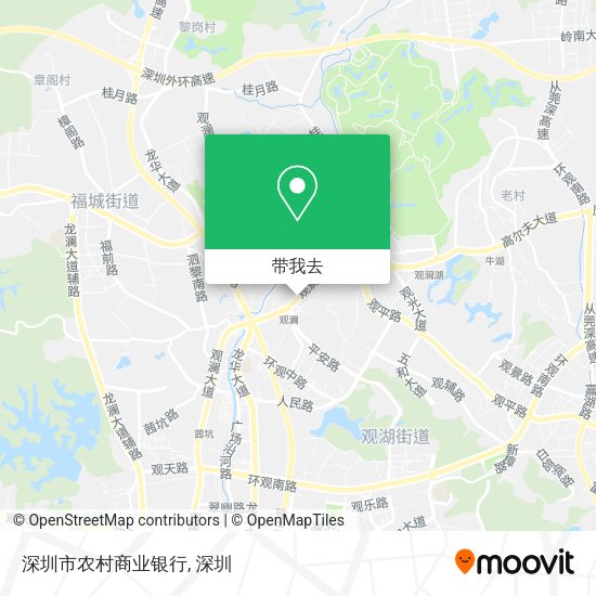 深圳市农村商业银行地图