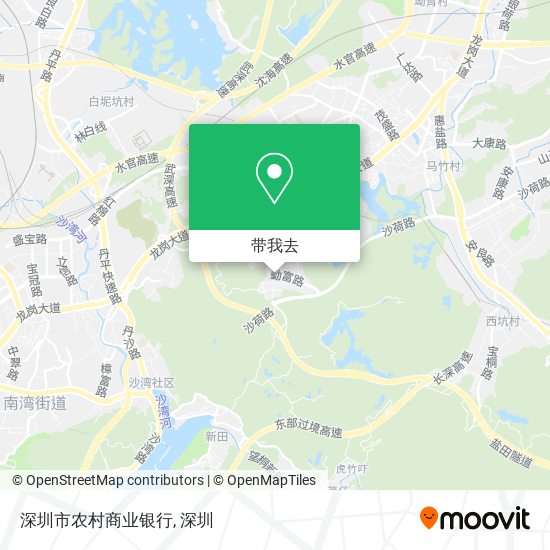 深圳市农村商业银行地图
