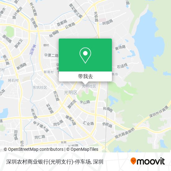 深圳农村商业银行(光明支行)-停车场地图