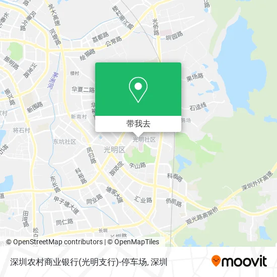 深圳农村商业银行(光明支行)-停车场地图