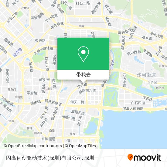 固高伺创驱动技术(深圳)有限公司地图