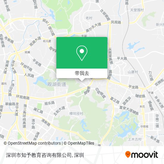 深圳市知予教育咨询有限公司地图