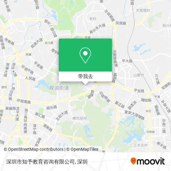 深圳市知予教育咨询有限公司地图