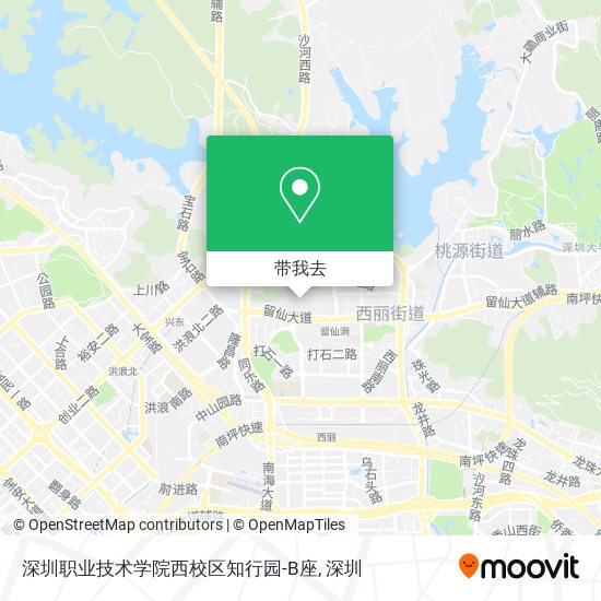 深圳职业技术学院西校区知行园-B座地图