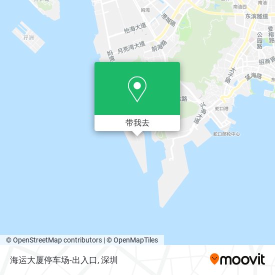海运大厦停车场-出入口地图