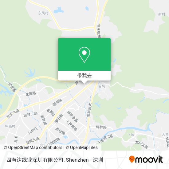 四海达线业深圳有限公司地图