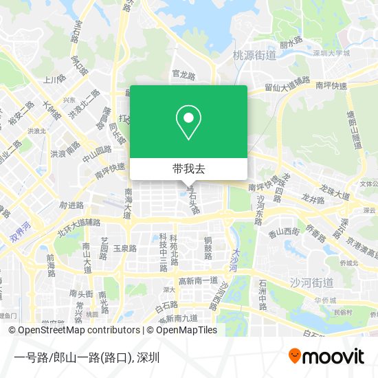 一号路/郎山一路(路口)地图