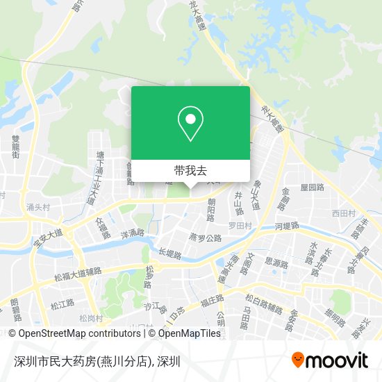 深圳市民大药房(燕川分店)地图