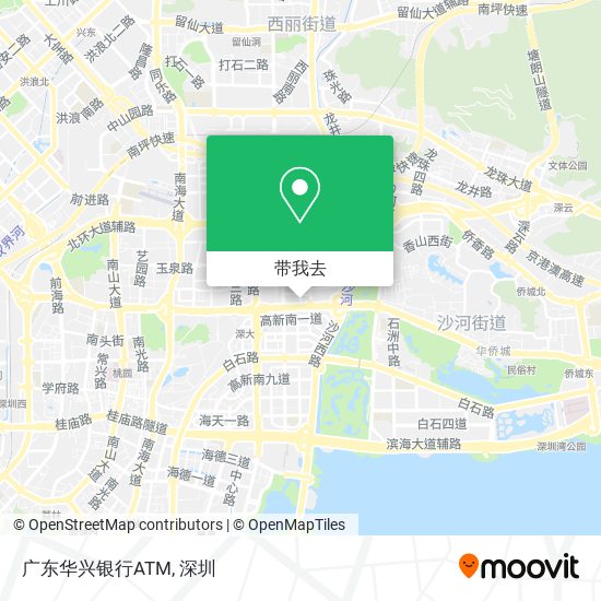 广东华兴银行ATM地图