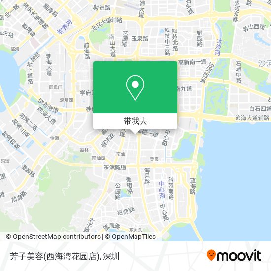 芳子美容(西海湾花园店)地图