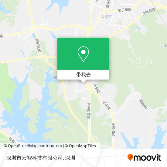 深圳市云智科技有限公司地图