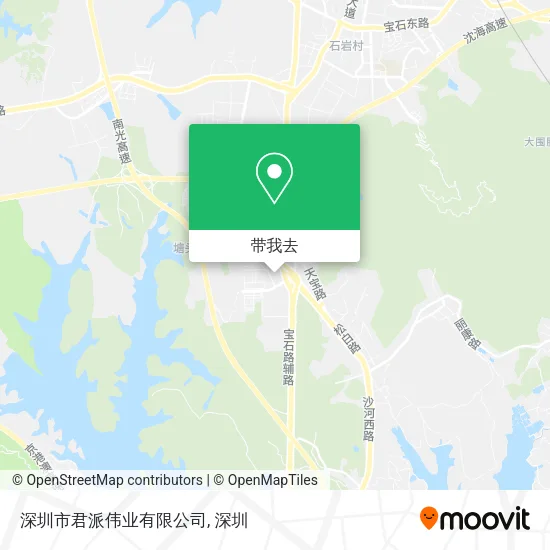 深圳市君派伟业有限公司地图