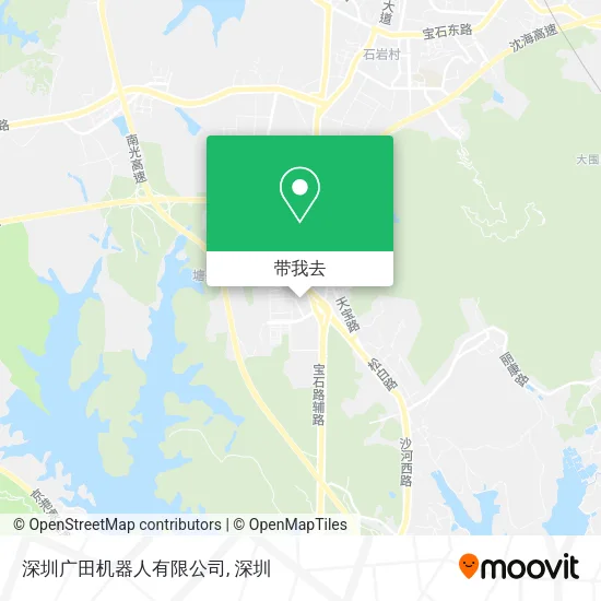 深圳广田机器人有限公司地图