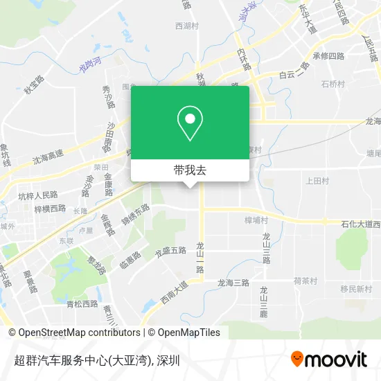 超群汽车服务中心(大亚湾)地图