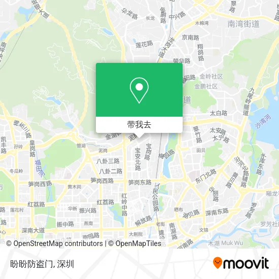 盼盼防盗门地图