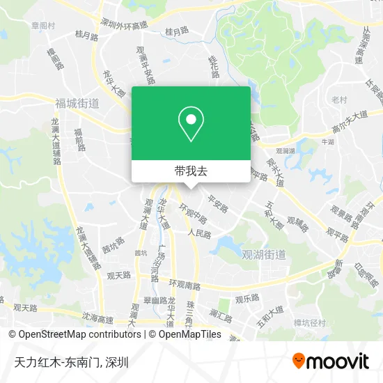 天力红木-东南门地图