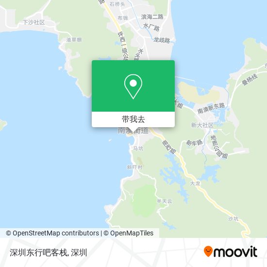 深圳东行吧客栈地图