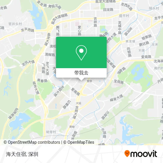 海天住宿地图